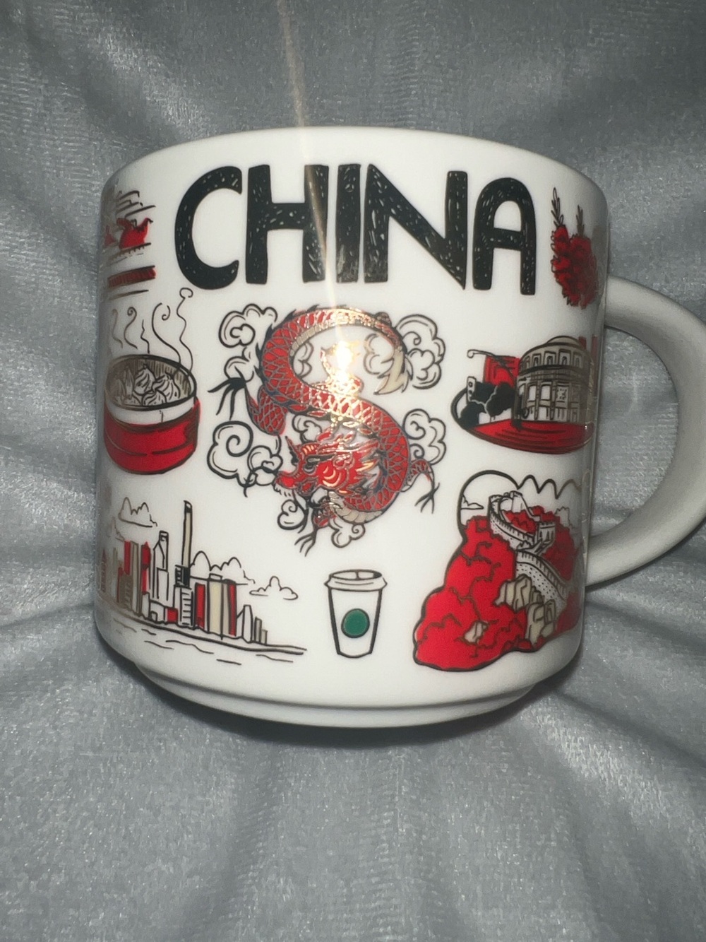 Starbucks Been There Series White Ceramic Mug - China